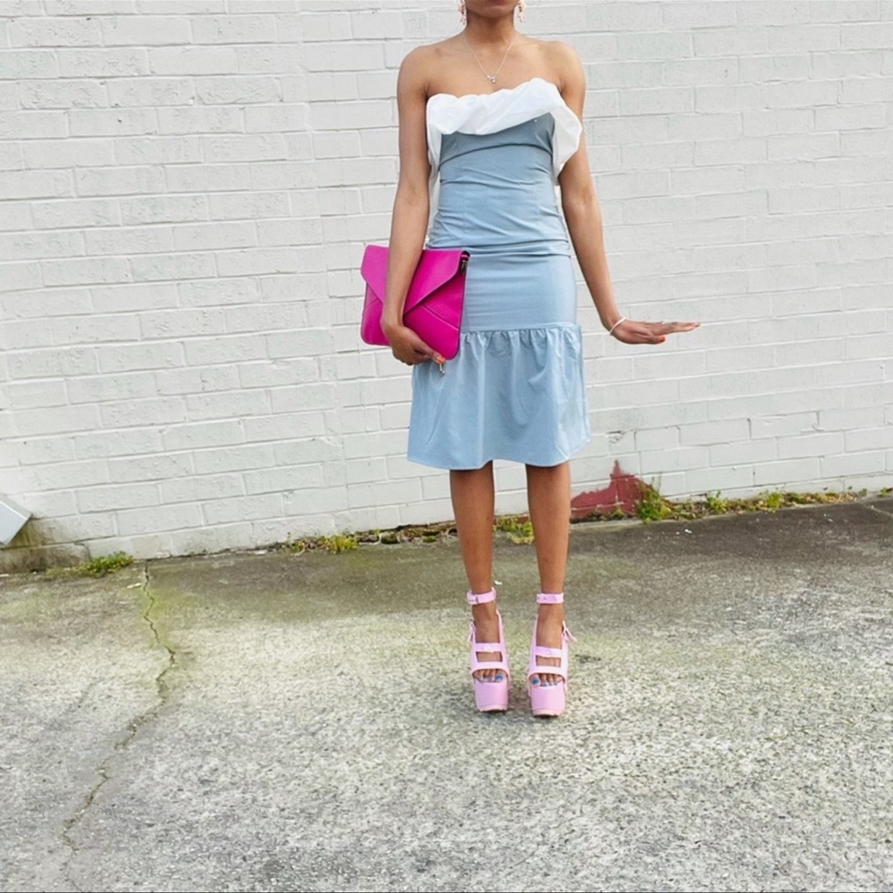 Powder Blue Dress 💙💙 - Picture 7 of 7